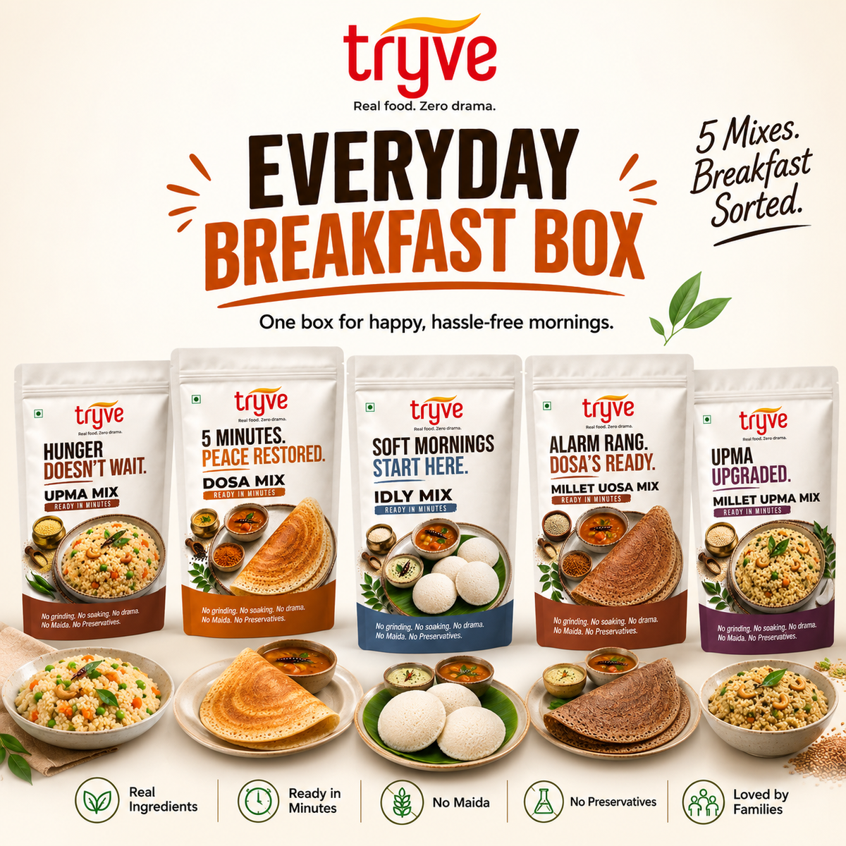 Tryve Everyday Breakfast Box