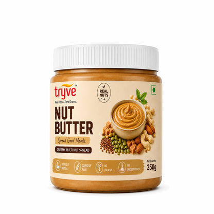 Tryve Nut Butter – Creamy Multi Nut Spread