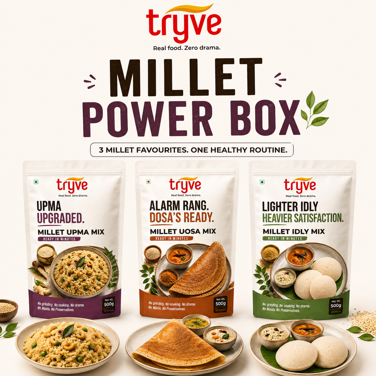 TRYVE Millet Power Box