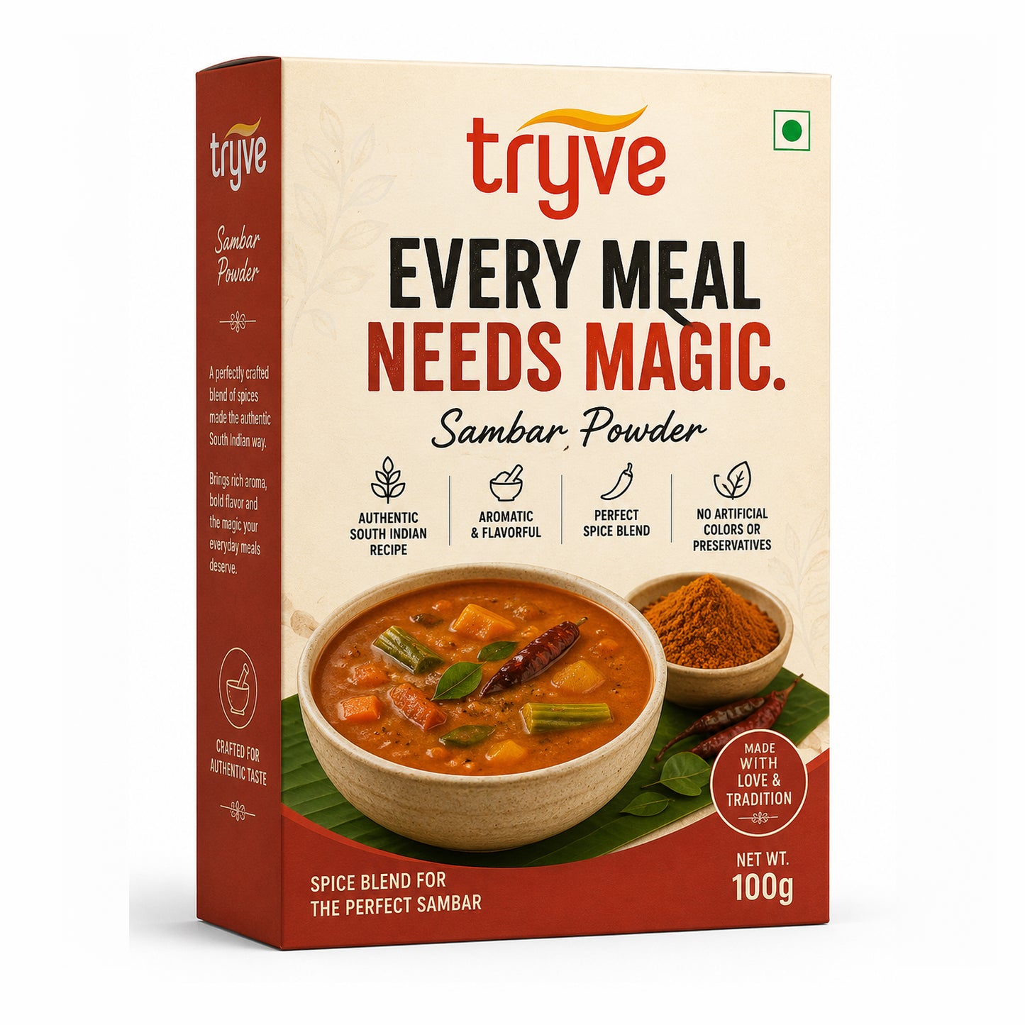 Sambar Powder – Traditional South Indian Spice Blend